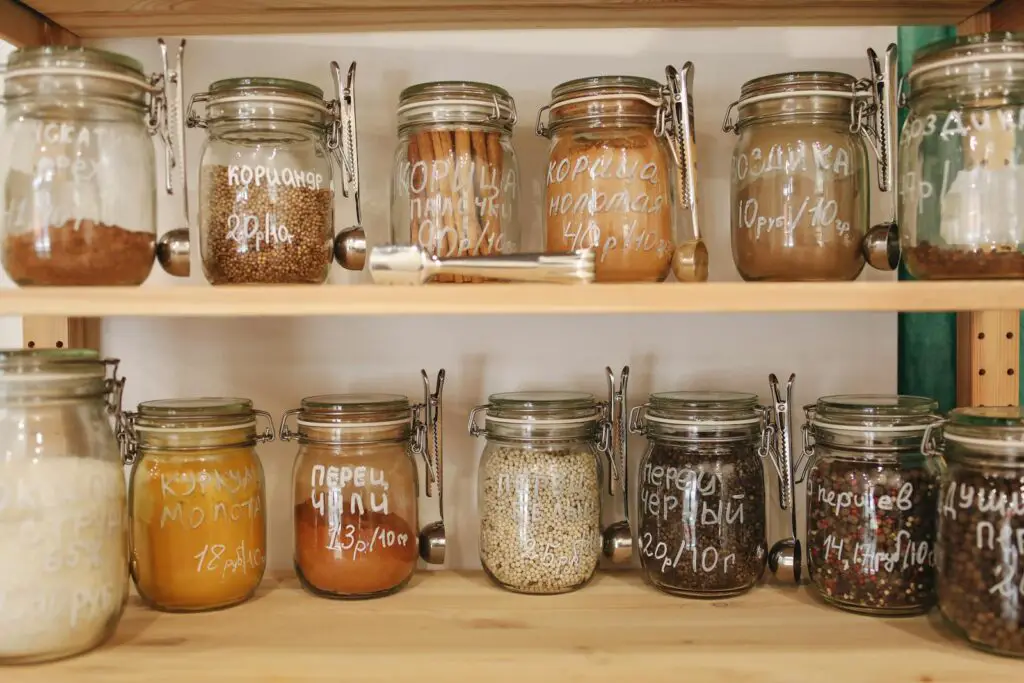 high-end pantry organization